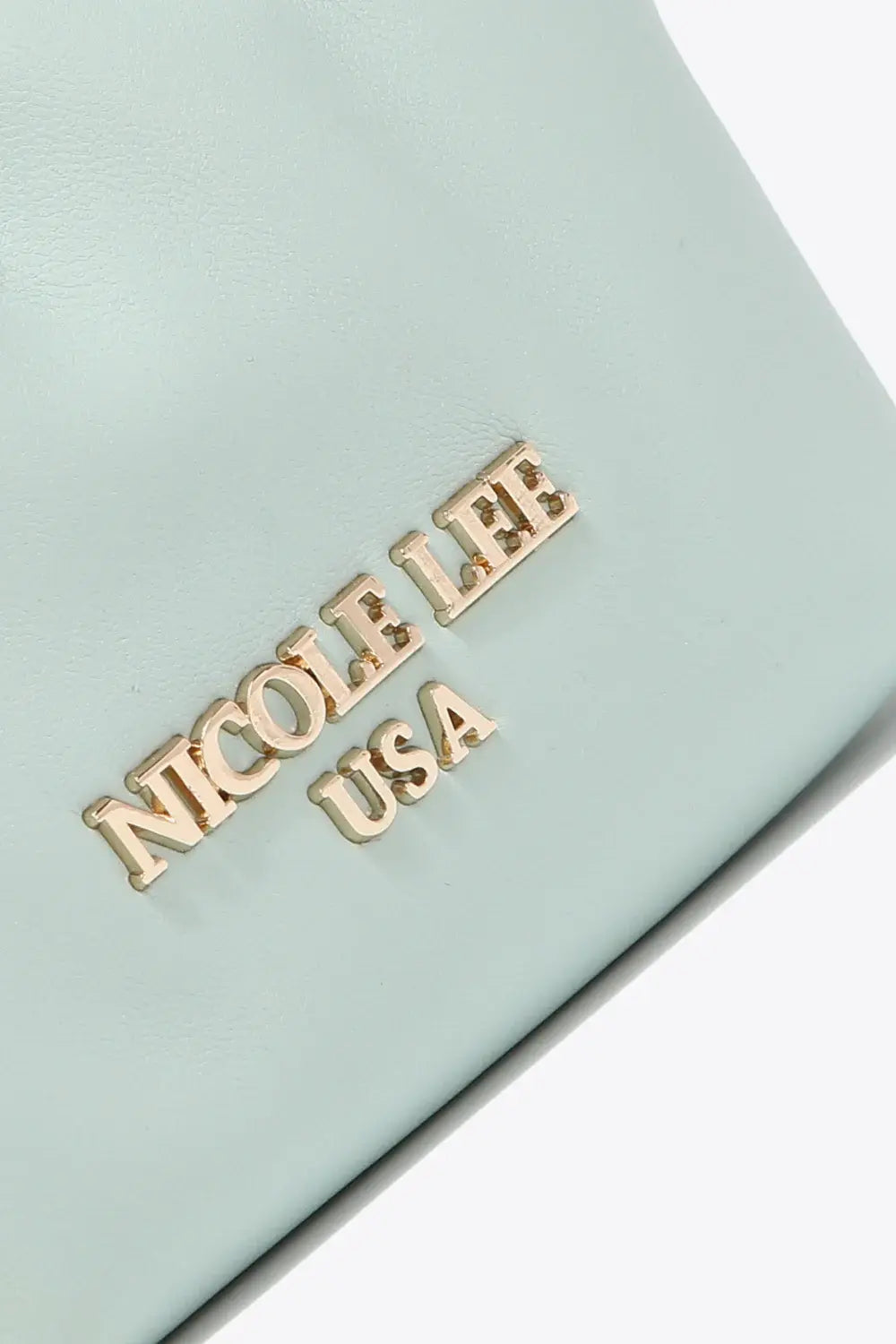 Nicole Lee USA Faux Leather Pouch - Trendsi - Flyclothing LLC
