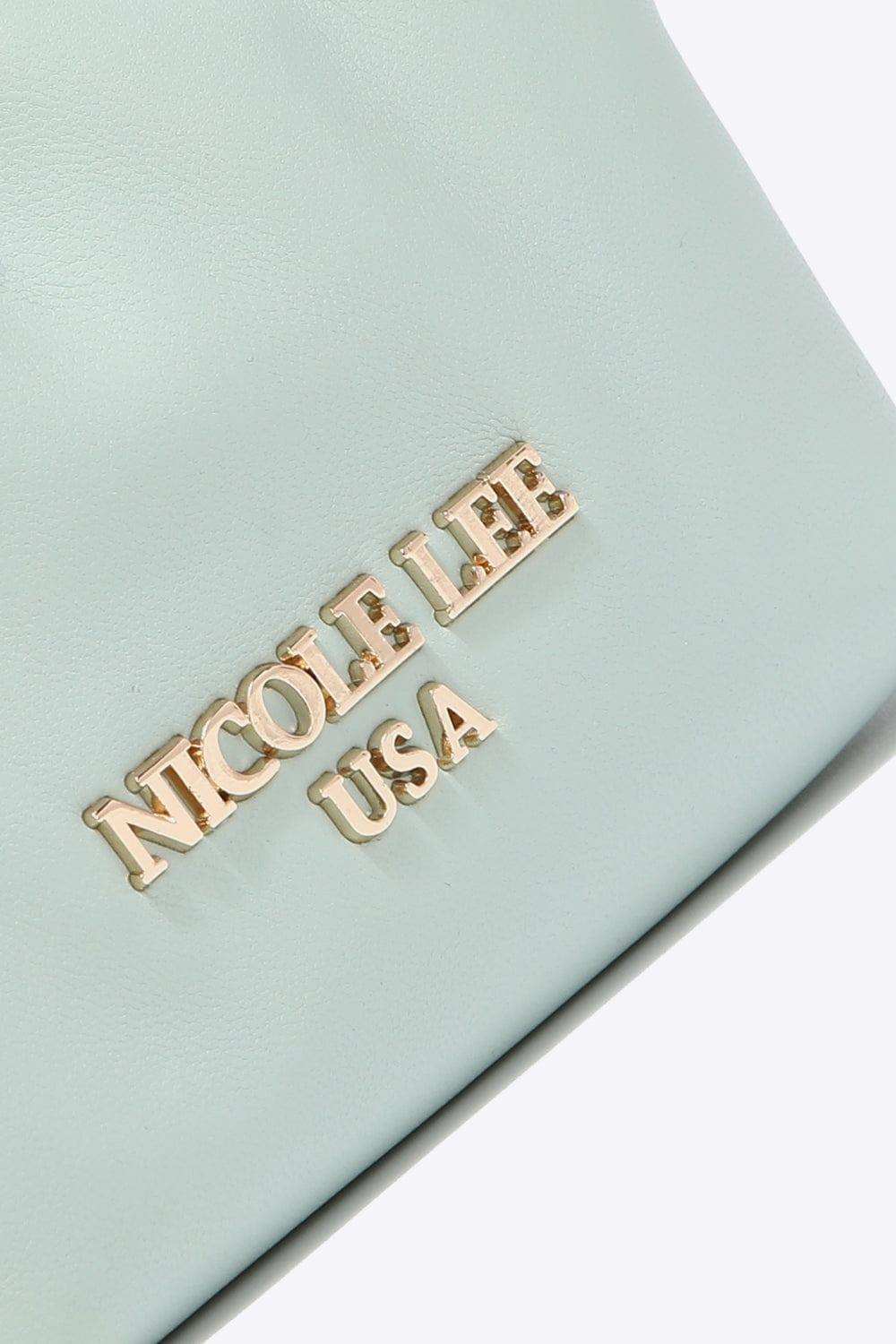 Nicole Lee USA Faux Leather Pouch - Trendsi - Flyclothing LLC