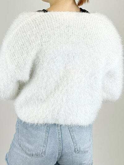 Tied Open Front Dropped Shoulder Cardigan - Trendsi - Flyclothing LLC