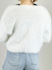 Tied Open Front Dropped Shoulder Cardigan - Flyclothing LLC