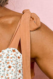 Floral Tie-Shoulder Babydoll Cami - Trendsi