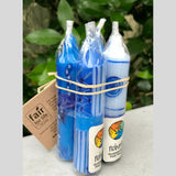 Hand-Painted 4" Dinner or Shabbat Candles, Set of 4 (Feruzi Design) - Nobunto - Flyclothing LLC
