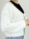 Tied Open Front Dropped Shoulder Cardigan - Trendsi - Flyclothing LLC