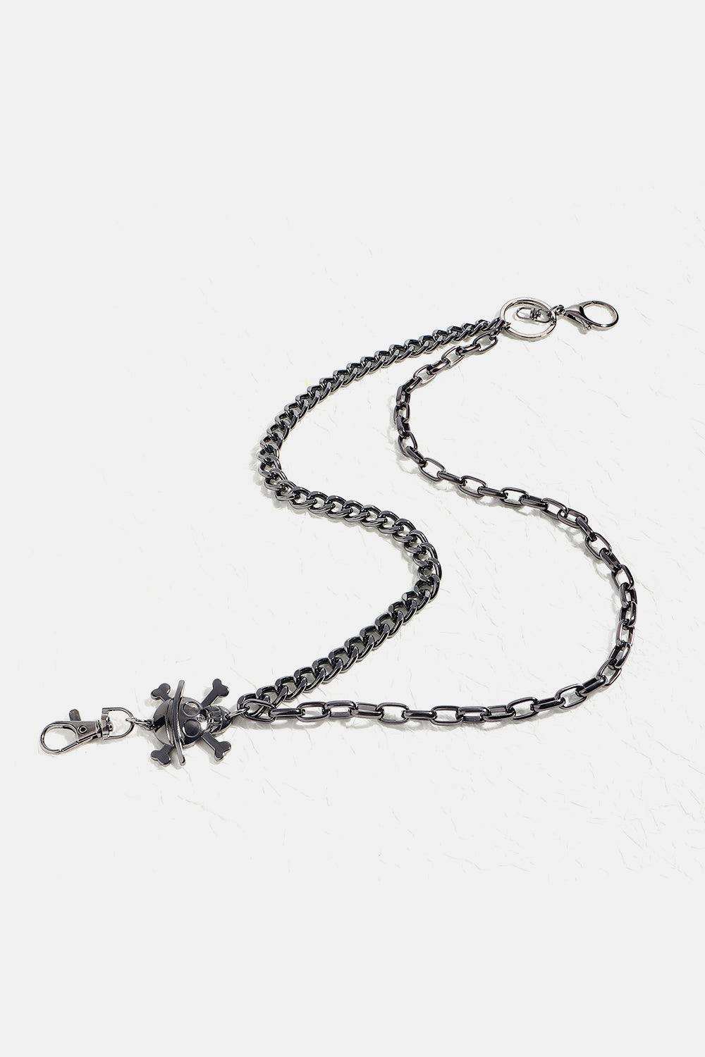 Treasure Point Shape Double Layer Alloy Belt - Trendsi - Flyclothing LLC