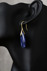 Natural Stone Teardrop Earrings - Trendsi