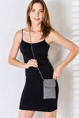 Forever Link Rhinestone Mini Crossbody Bag - Trendsi