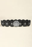 Vintage PU Leather Wide Belt - Flyclothing LLC