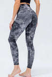 Wide Waistband Slim Fit Active Leggings - Trendsi - Flyclothing LLC
