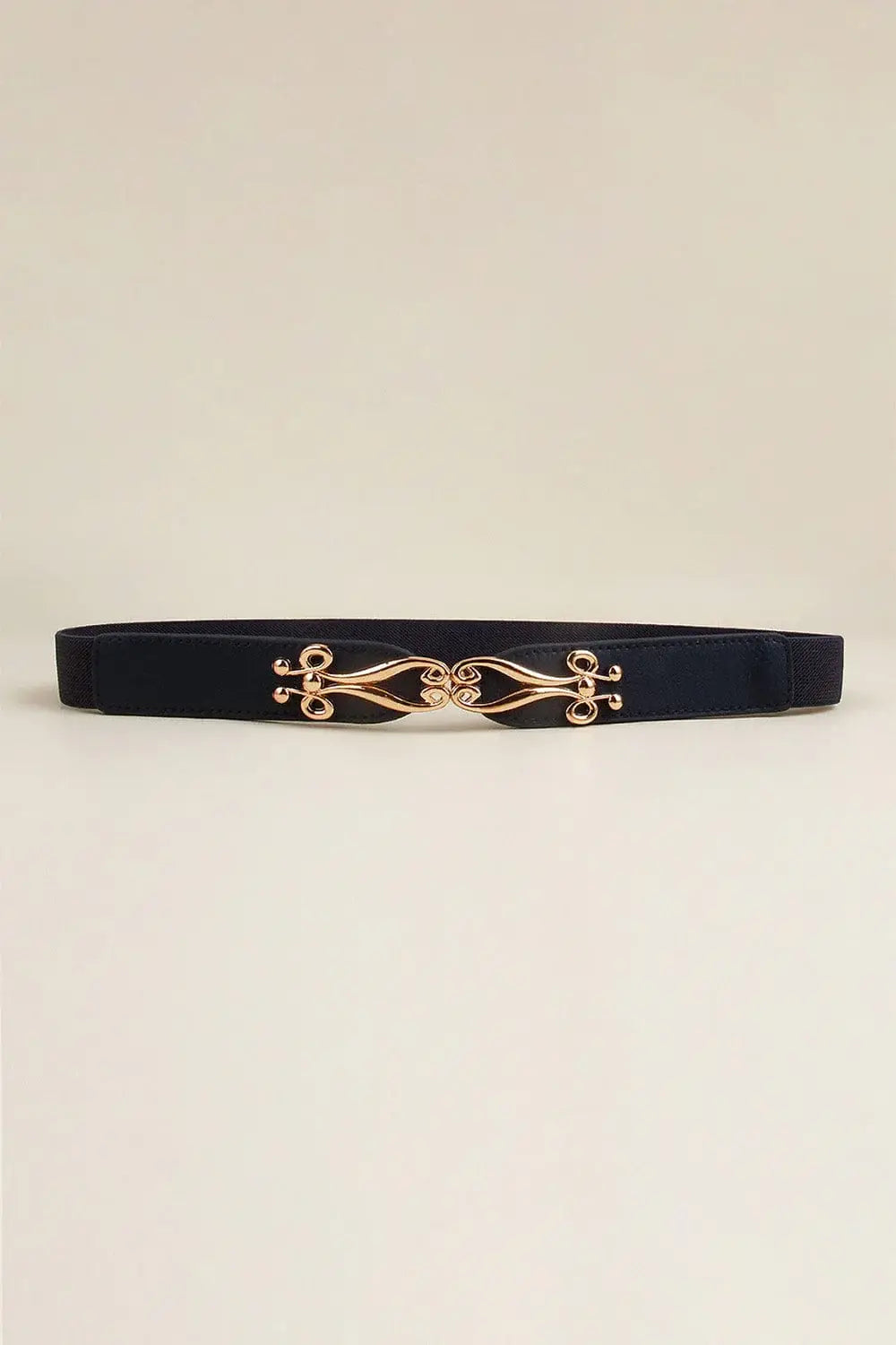 Alloy Buckle Elastic Belt - Trendsi - Flyclothing LLC