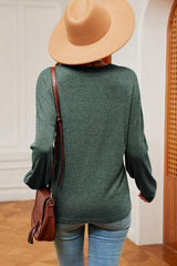 V-Neck Dropped Shoulder T-Shirt - Trendsi - Flyclothing LLC