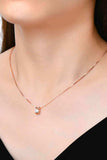 Moissanite 925 Sterling Silver Necklace - Trendsi - Flyclothing LLC