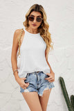 Grecian Neck Knit Tank - Trendsi - Flyclothing LLC