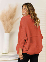 Open Front Cardigan with Pockets - Trendsi - Flyclothing LLC