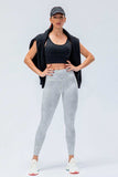 Wide Waistband Slim Fit Active Leggings - Trendsi - Flyclothing LLC