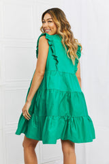 Hailey & Co Play Date Full Size Ruffle Dress - Trendsi
