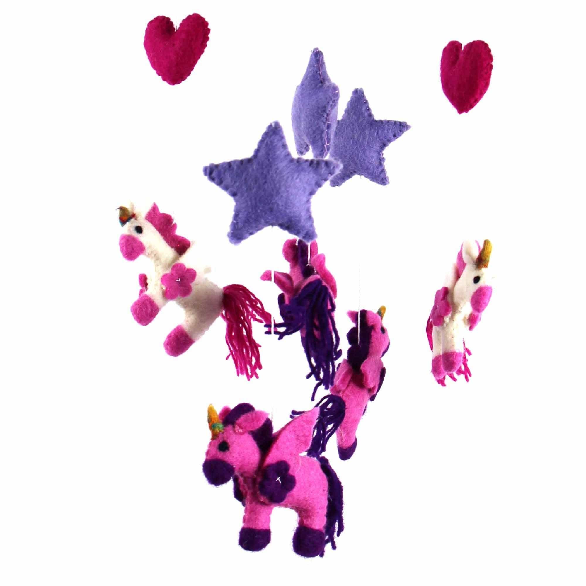 Felt Unicorn Mobile - Global Groove - Global Groove