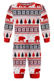 Christmas Long Sleeve Jumpsuit - Trendsi