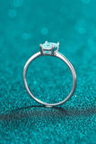 925 Sterling Silver Moissanite Solitaire Ring - Trendsi - Flyclothing LLC