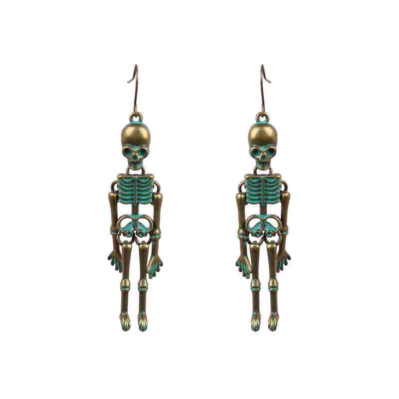 Skeleton Alloy Earrings - Trendsi - Flyclothing LLC