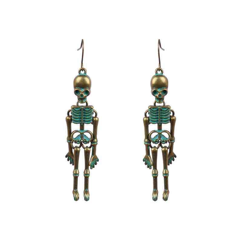 Skeleton Alloy Earrings - Trendsi - Flyclothing LLC