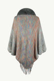 Open Front Fringe Hem Poncho - Trendsi - Flyclothing LLC