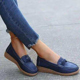 Weave Wedge Heeled Loafers - Trendsi - Flyclothing LLC
