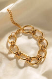 Chunky Chain Stainless Steel Bracelet - Trendsi - Flyclothing LLC