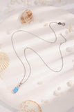Find Your Center Opal Pendant Necklace - Trendsi - Flyclothing LLC