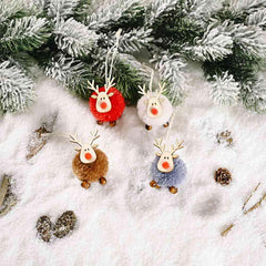 4-Piece Reindeer Hanging Widgets - Trendsi