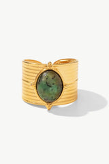18K Gold-Plated Wide Open Ring - Trendsi - Flyclothing LLC