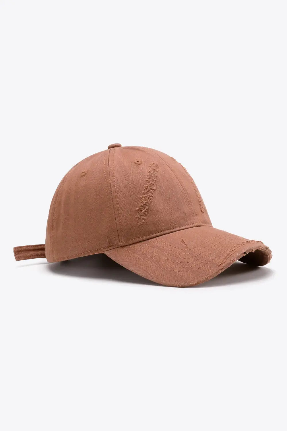 Distressed Adjustable Baseball Cap - Trendsi - Flyclothing LLC