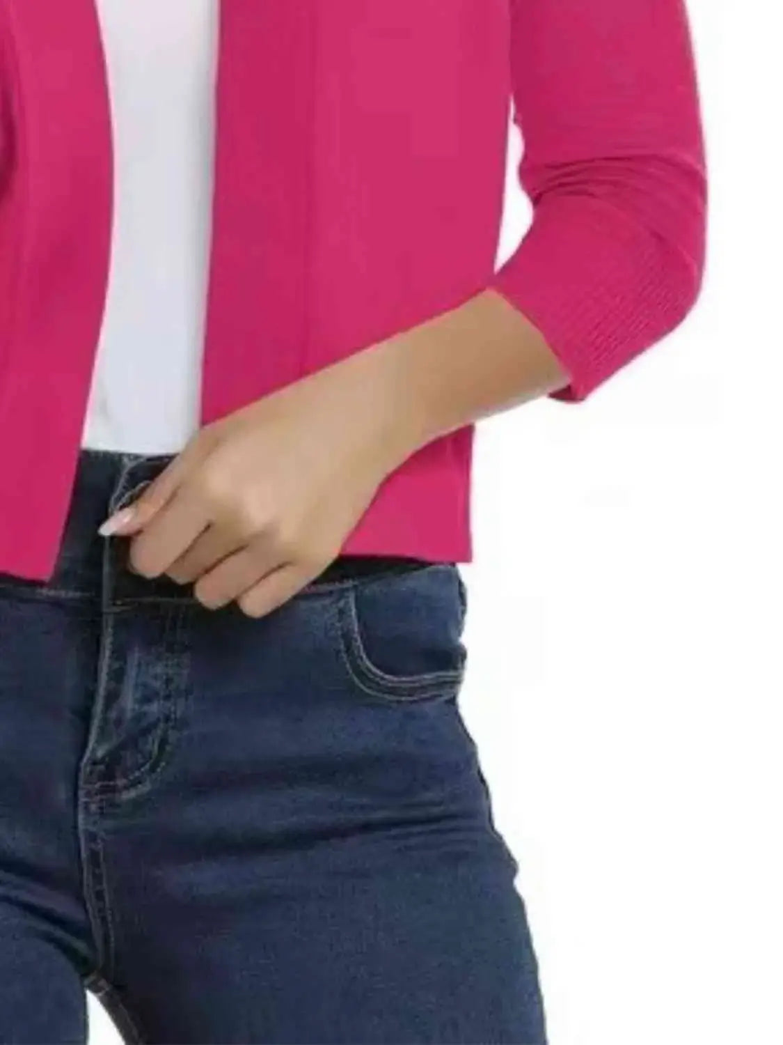 Open Front Cardigan - Trendsi - Flyclothing LLC
