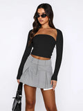 Cutout Raglan Sleeve Bolero and Tube Top - Trendsi