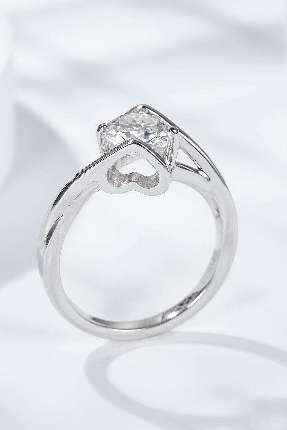 Get What You Need 1 Carat Moissanite Ring - Trendsi - Flyclothing LLC