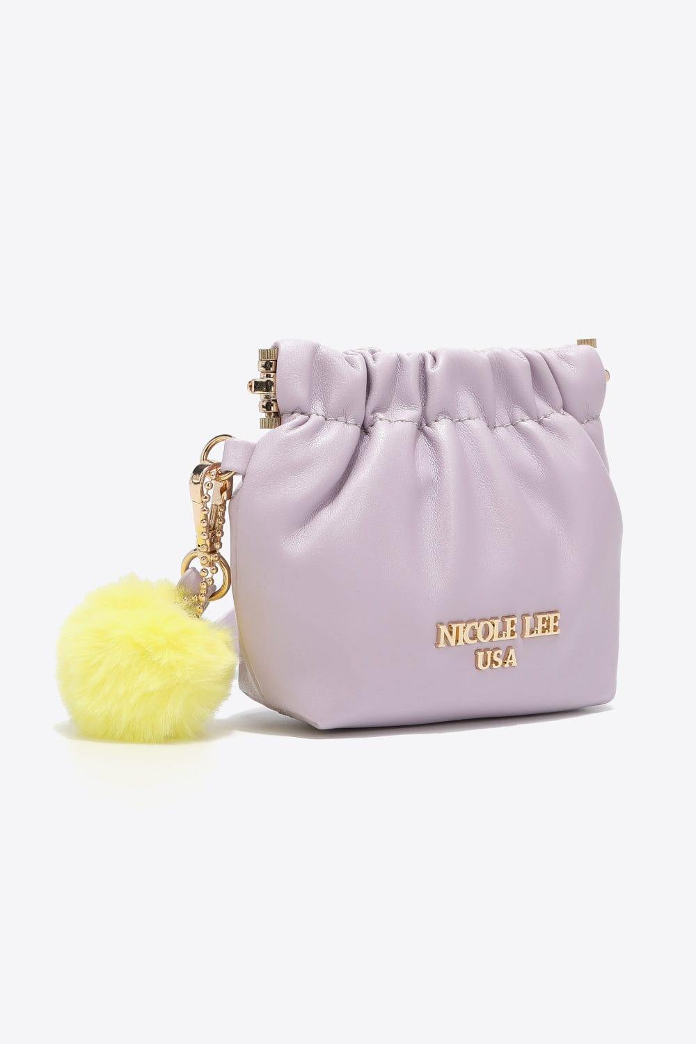 Nicole Lee USA Faux Leather Pouch - Trendsi