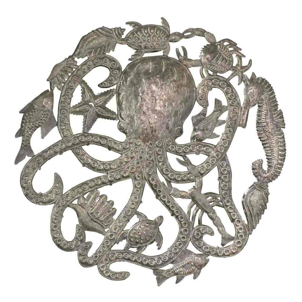 Octopus & Sea life Wall Art - Croix des Bouquets - Croix des Bouquets - Flyclothing LLC