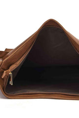 Large PU Leather Crossbody Bag - Trendsi