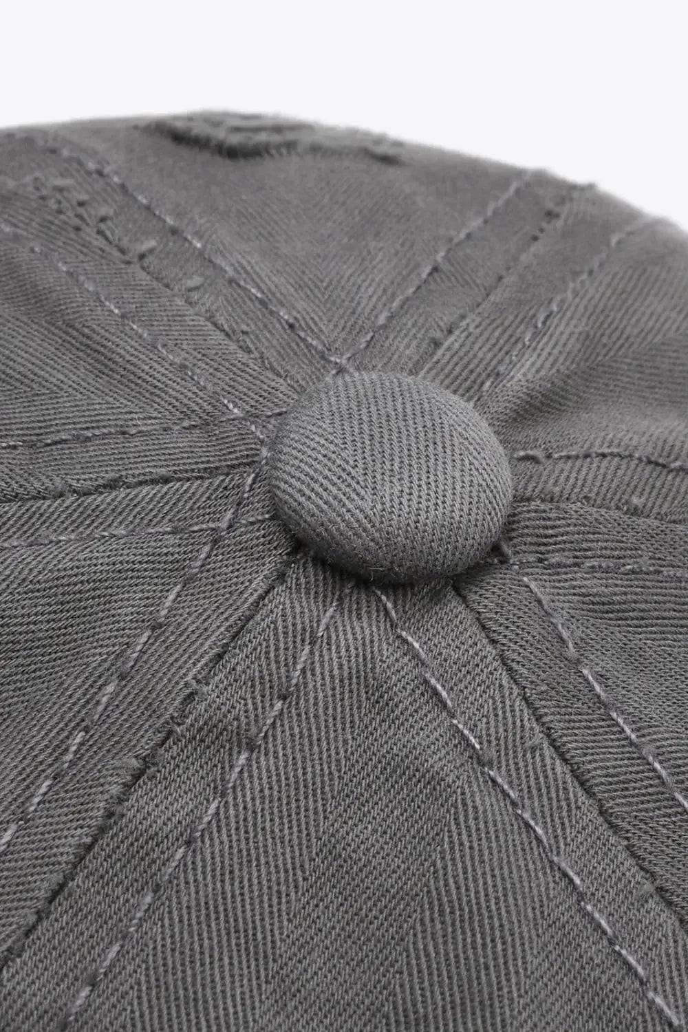 Distressed Adjustable Baseball Cap - Trendsi - Flyclothing LLC