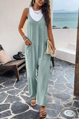 Pocketed Spaghetti Strap Overalls - Trendsi - Flyclothing LLC