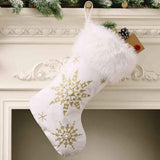 Snowflake Christmas Stocking - Trendsi - Flyclothing LLC