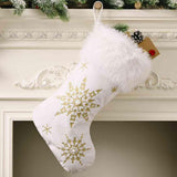 Snowflake Christmas Stocking - Trendsi
