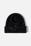 Confetti Rib-Knit Cuff Beanie - Trendsi - Flyclothing LLC