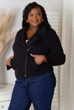Culture Code Full Size Zip-Up Jacket with Pockets - Trendsi - Flyclothing LLC