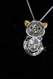 2 Carat Moissanite 925 Sterling Silver Necklace - Trendsi
