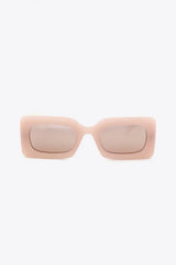 Polycarbonate Frame Rectangle Sunglasses - Trendsi - Flyclothing LLC