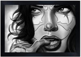 Charlie Medina Clown Secrets 12 x 18 Art Print - Charlie Medina - Flyclothing LLC