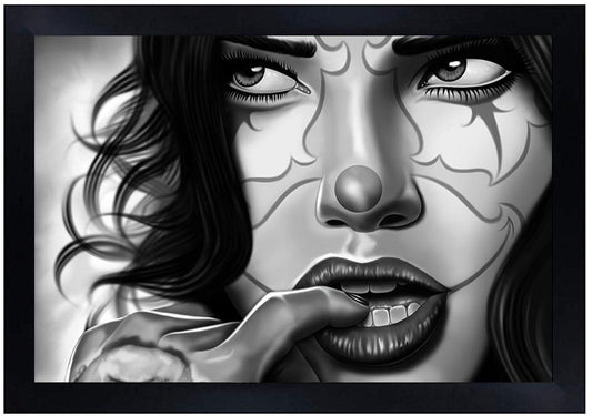 Charlie Medina Clown Secrets 12 x 18 Art Print - Flyclothing LLC