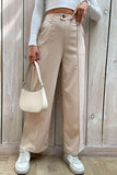 Center Seam Wide Leg Pants - Trendsi