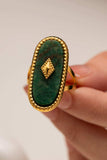 Natural Stone Copper Ring - Trendsi - Flyclothing LLC
