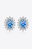1 Carat Moissanite 925 Sterling Silver Stud Earrings - Trendsi